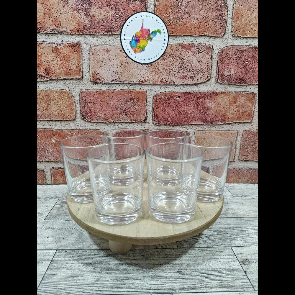 Set of 6 Mini Dessert Jars Craft Transparent Clear Votive Glass 2.6" x 2.15"